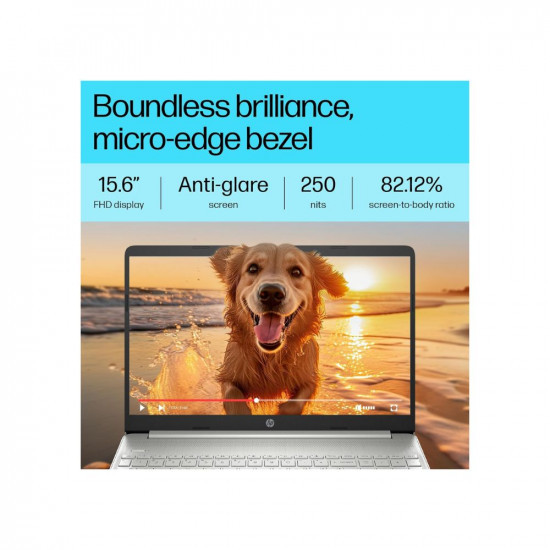 HP Laptop 15s 12th Gen Intel Core i3-1215U 156-inch 396 cm FHD 8GB DDR4 1TB SSD Intel UHD Graphics Thin  Light Dual Speakers Win 11 MSO 2021 Silver 169 kg fy5005TU