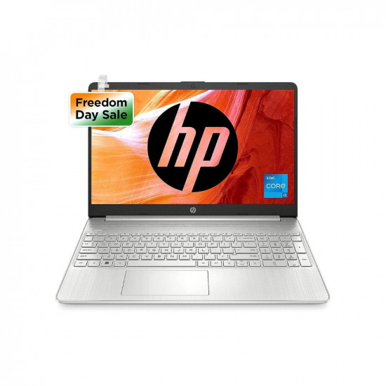 HP Laptop 15s, 12th Gen Intel Core i5-1235U, 15.6-inch (39.6 cm), FHD, 8GB DDR4, 512GB SSD, Intel Iris Xe Graphics, Backlit KB, Thin & Light (Win 11, MSO 2021, Silver, 1.69 kg), fq5111TU