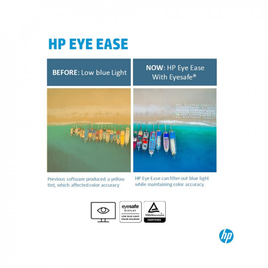 HP M27f 27-inches 68.6cm 1920 x 1080 Pixels Eye-Safe Certified Full HD IPS 3-Sided Micro-Edge Monitor, 75Hz, AMD Free Sync with 1xVGA, 2xHDMI 1.4 Ports, 300 nits 2H0N1AA, M27f FHD Monitor Silver