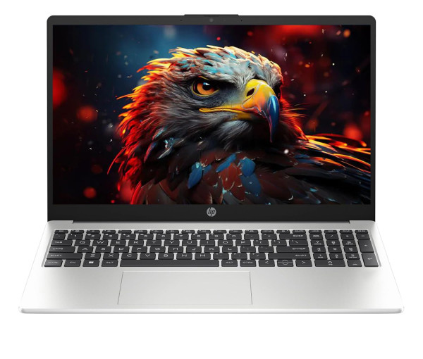 Image of HP Professional 15 (2026), Intel (i3 14th Gen) Core 3 100U - (8 GB DDR5/512GB SSD/DOS (MS Office/Windows not Installed) Thin &amp; Light Business Laptop/15.6" Display/Silver/Copilot Key/1.5kg