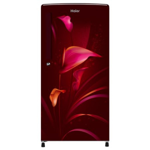 Haier 192 Litres Inverter Direct Cool Refrigerator, HRD-1922BRA-E (Red Arum)