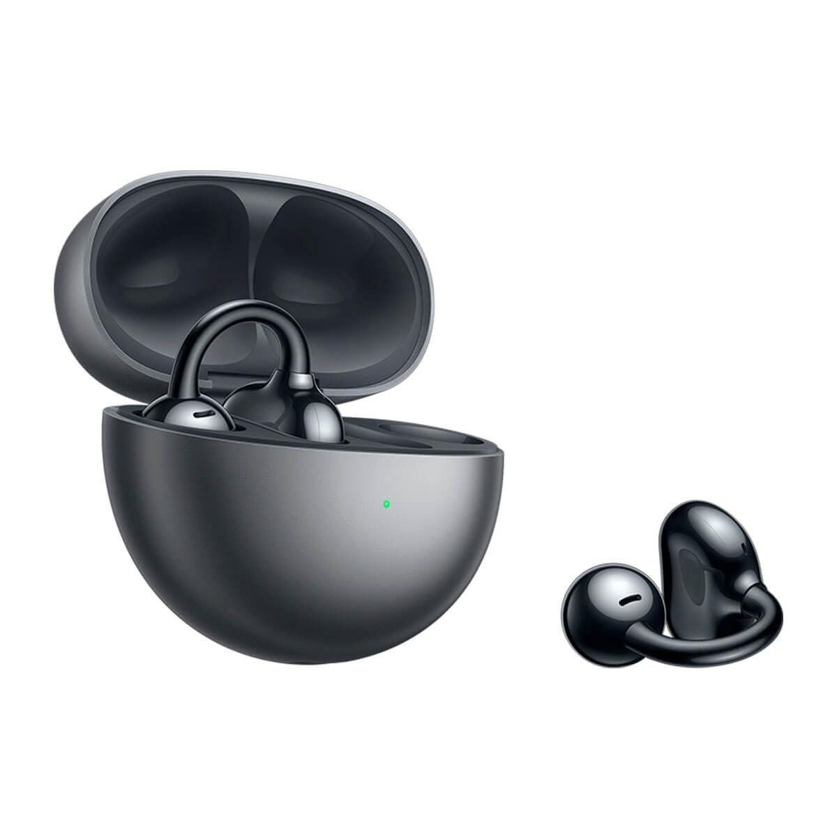 Huawei FreeClip Innovative Clip Design Intensive Open-Ear Listening Experience AI Background Noise Cancellation for Calls Super Long Battery Life Android  iOS Black