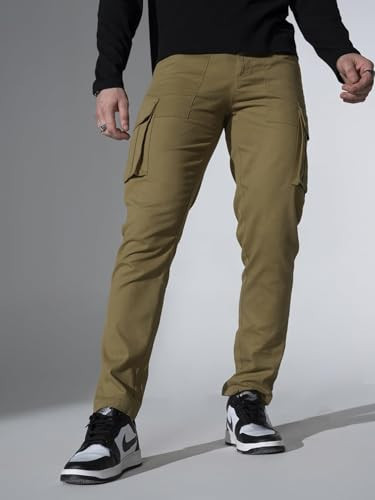 Hubberholme Brown Trousers - Buy Hubberholme Brown Trousers online in India