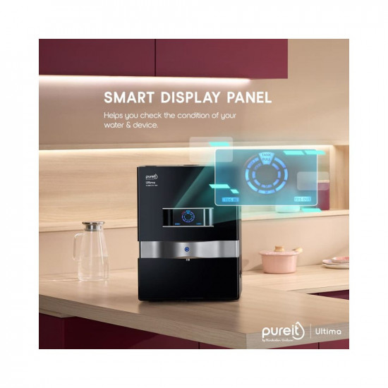 HUL Pureit Ultima Mineral RO + UV + MF 7 stage Table top / wall mountable Black 10 litres Water Purifier