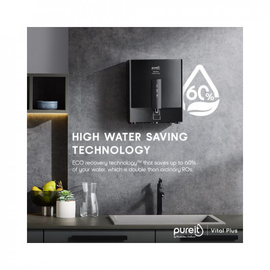 HUL Pureit Vital Plus Mineral RO+UV+MP 6 Stage, 7L Wall mount Water Purifier