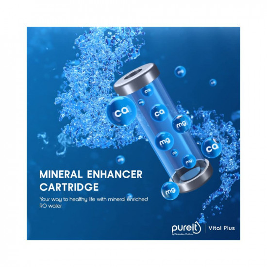 HUL Pureit Vital Plus Mineral RO+UV+MP 6 Stage, 7L Wall mount Water Purifier