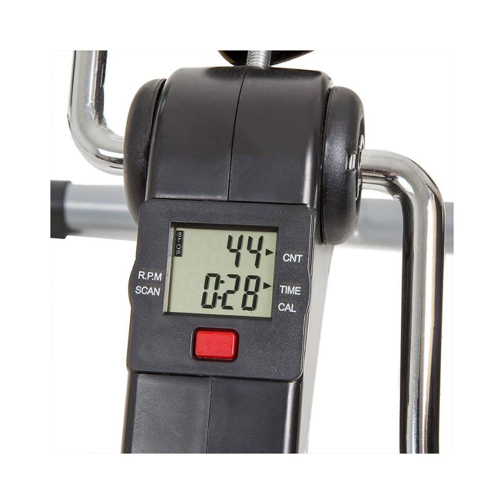 Hvg Traders Mini Cycle Pedal Exerciser with Adjustable Resistance and Digital Display - Suitable for Light Exercise of Legs & Arms