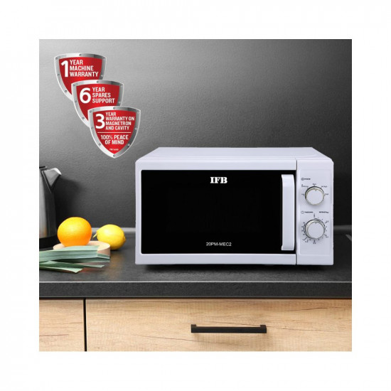 IFB 20 Litre Solo Microwave Oven (20PM-MEC2) White