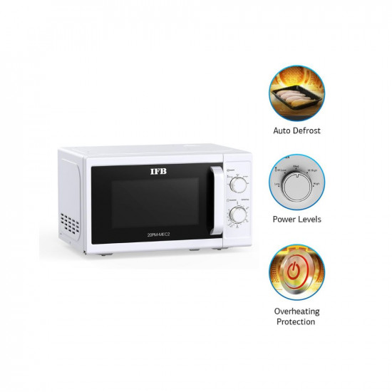 IFB 20 Litre Solo Microwave Oven (20PM-MEC2) White