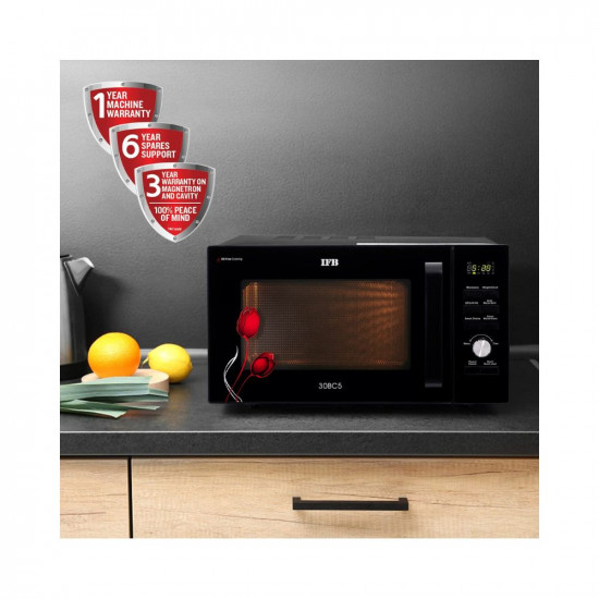 IFB 30 L Convection Microwave Oven (30BC5, Black, With Starter Kit)