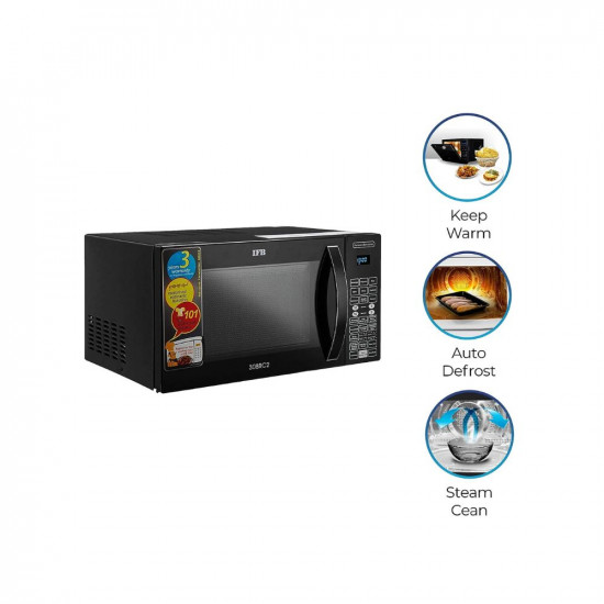 IFB 30 L Convection Microwave Oven (30BRC2, Black, With Starter Kit)