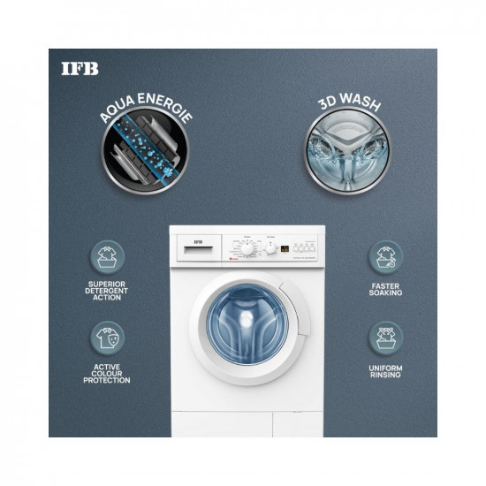 IFB 6 Kg 5 Star Fully Automatic Front Load Washing Machine 2X Power Steam