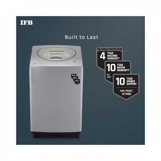 IFB 6.5 Kg 5 Star Top Load Washing Machine Aqua Conserve (TL-RSS 6.5KG AQUA, Light Grey, Hard Water Wash, 4 Years Comprehensive Warranty)