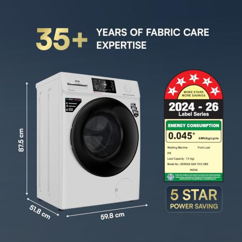 IFB 7 kg Fully Automatic Front Load Washing Machine SERENA GXN 7012 CMS Grey - product image 2