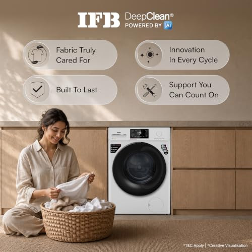 IFB 7 kg Fully Automatic Front Load Washing Machine SERENA GXN 7012 CMS Grey - product image 3