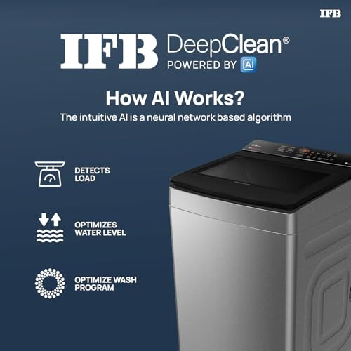IFB 75 kg Fully Automatic Top Load Washing Machine TL751MS2SID Mystic Silver Sparkle - product image 3
