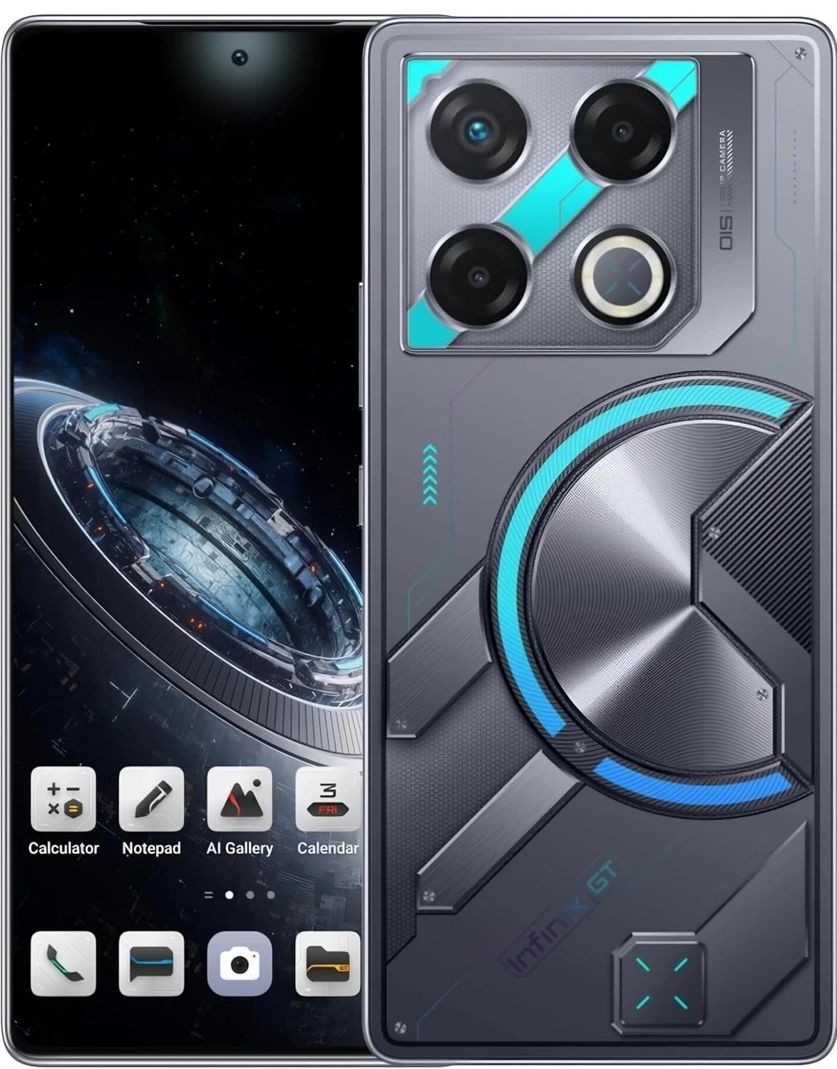 Infinix GT 20 Pro 5G Mecha Blue 8GB RAM 256GB Storage  Up to 16GB Extented RAM  678 AMOLED Display  108MP2MP2MP  32MP Front Camera  MediaTek Dimensity 8200 Processor  45W Fast Charging