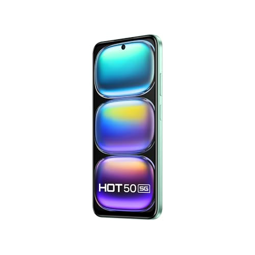 Infinix HOT 50 5G Sage Green 4GB RAM 128GB Storage 5 Year Fluency Rating  48MP Camera  5000mAh Battery with FastCharge  78mm Slim Design AI
