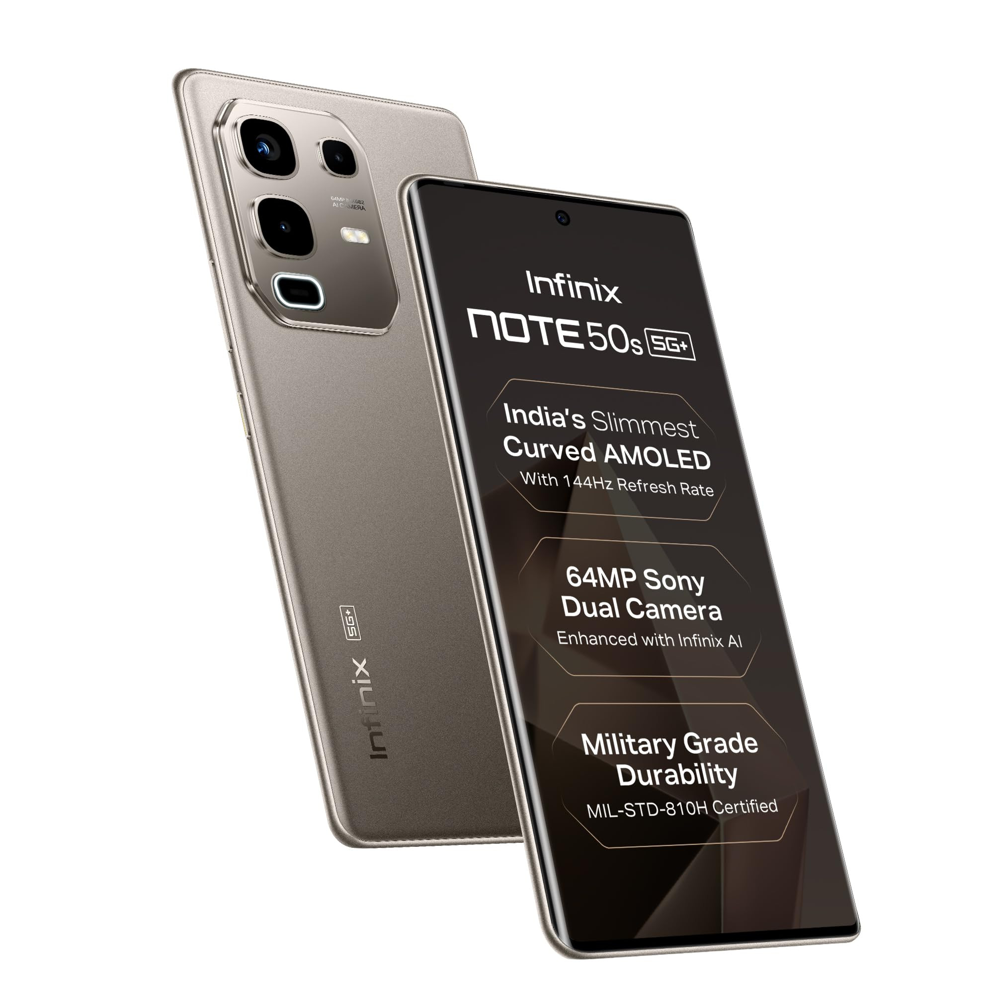 Infinix Note 50s 5G 128GB Titanium Grey 6GB RAM