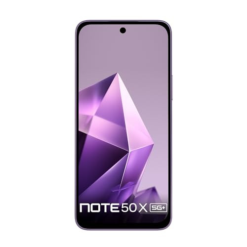 Infinix Note 50x 5G Enchanted Purple 8GB RAM 128GB Storage  MediaTek D7300 Ultimate  90FPS BGMI Gaming  5500mAH Battery with 45W FastCharge  650K AnTuTu AI