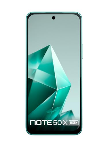 Infinix Note 50x 5G Sea Breeze Green 6GB RAM 128GB Storage  MediaTek D7300 Ultimate  90FPS BGMI Gaming  5500mAH Battery with 45W FastCharge  650K AnTuTu AI