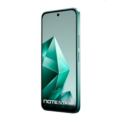 Infinix Note 50x 5G Sea Breeze Green 6GB RAM 128GB Storage  MediaTek D7300 Ultimate  90FPS BGMI Gaming  5500mAH Battery with 45W FastCharge  650K AnTuTu AI