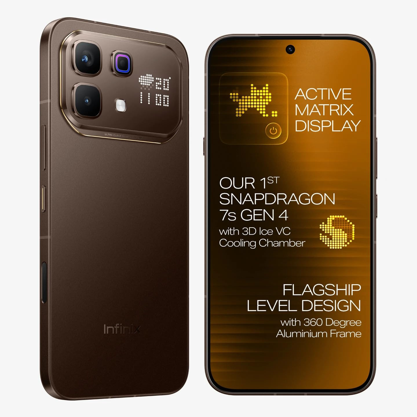 Infinix Note 60 Pro 5G 8 GB RAM 128GB Storage Mocha Brown