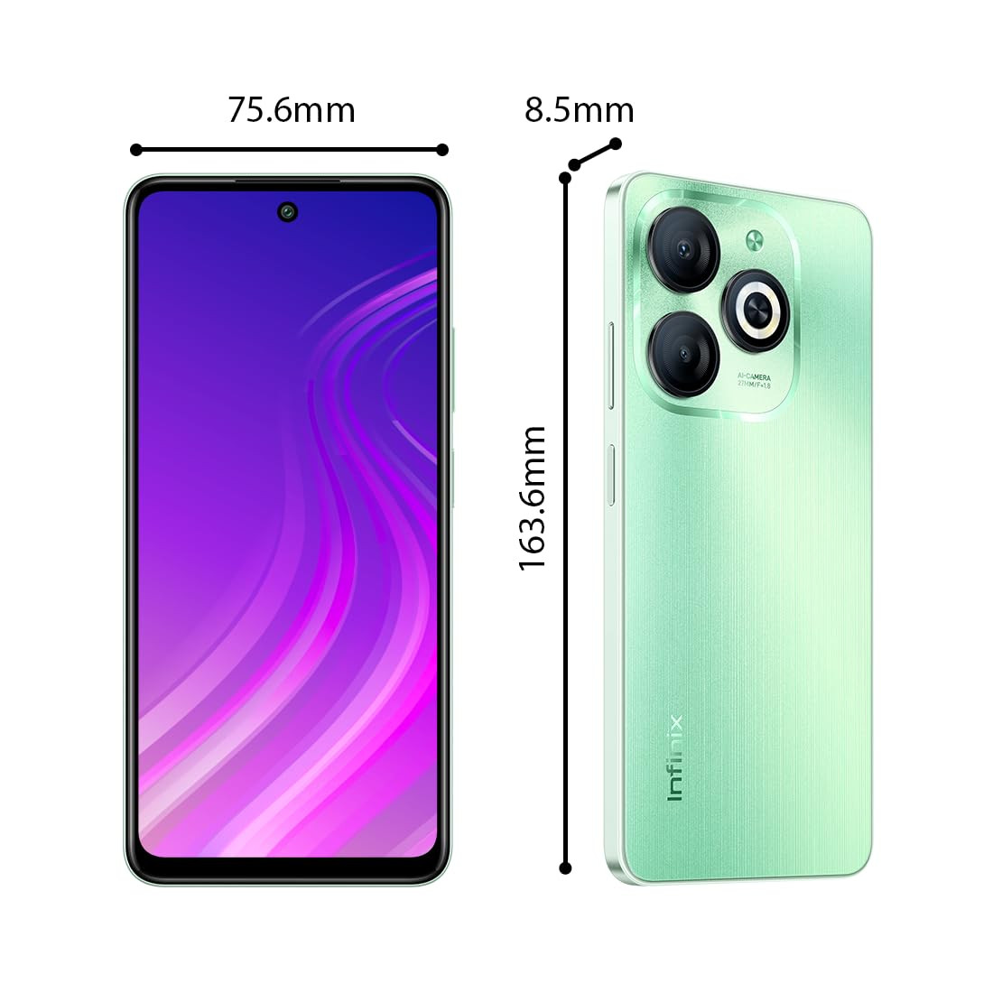 INFINIX Smart 8 HD 64 GB 3GB RAM Crystal Green