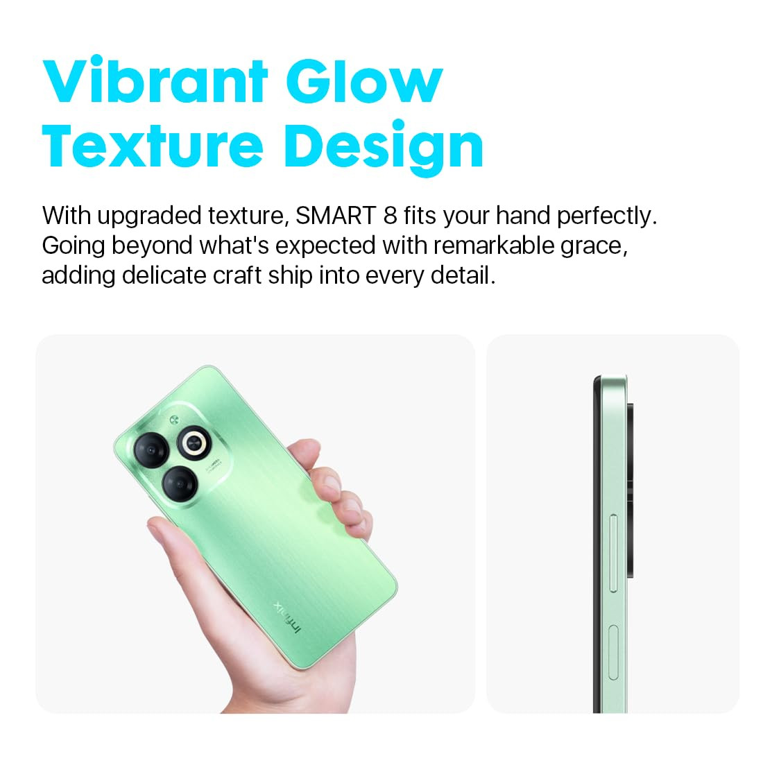 Infinix Smart 8 HD 64 GB 3GB RAM Crystal Green