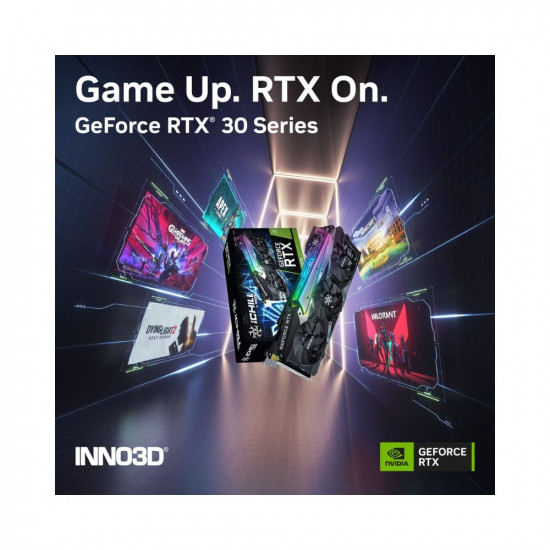 INNO3D GEFORCE RTX 3060 Twin X2 12GB GDDR6 192-bit PCI Express Gen 4 Gaming Graphic Card - N30602-12D6-119032AH, pci_e
