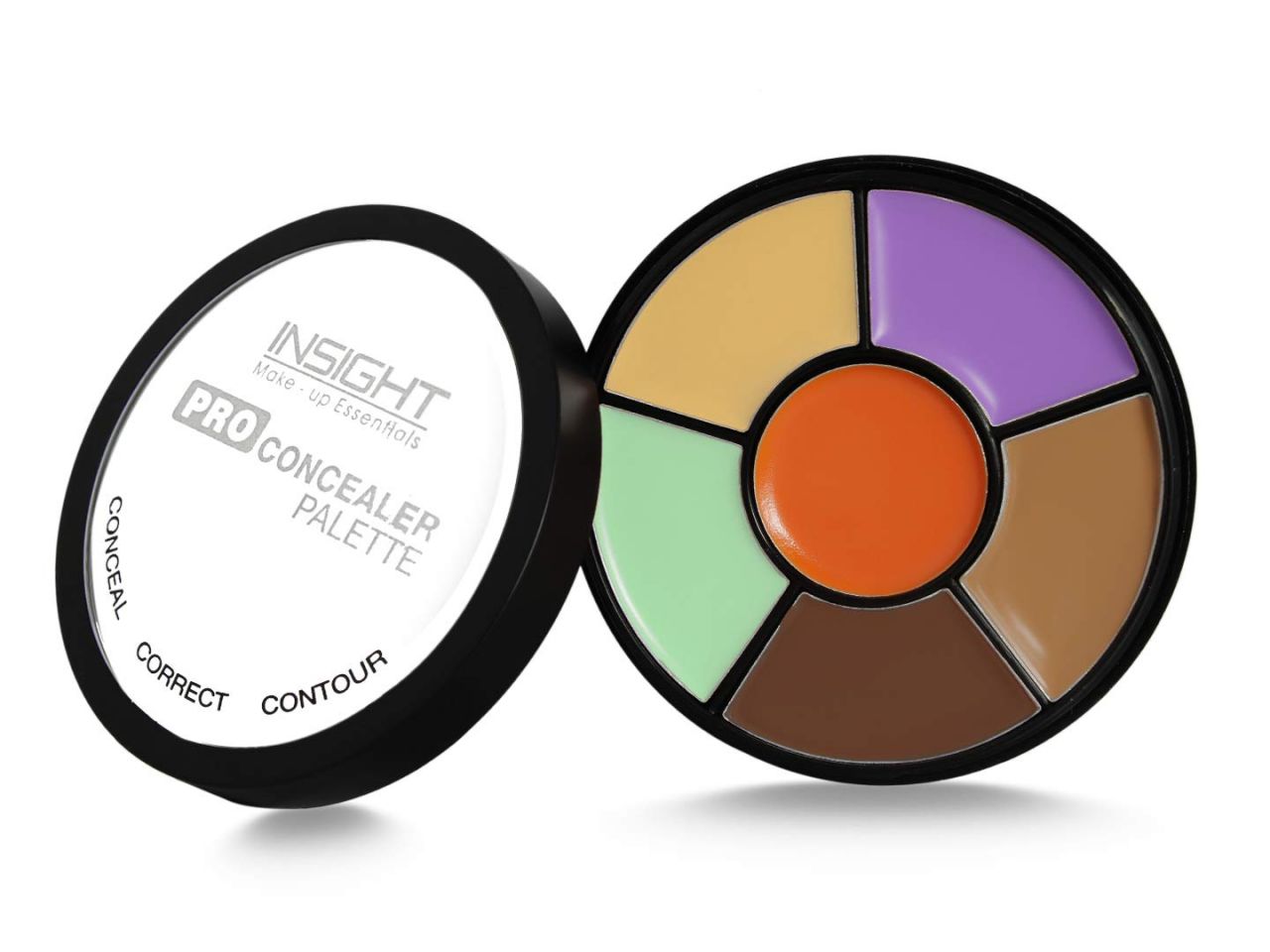 INSIGHT Cosmetics Pro Natural Powder Concealer Palette - Corrector, 15gm