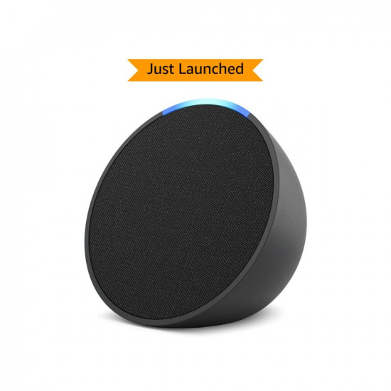 Introducing Echo Pop (2023 release)| Smart speaker with Alexa and Bluetooth| Loud sound, balanced bass, crisp vocals| Black