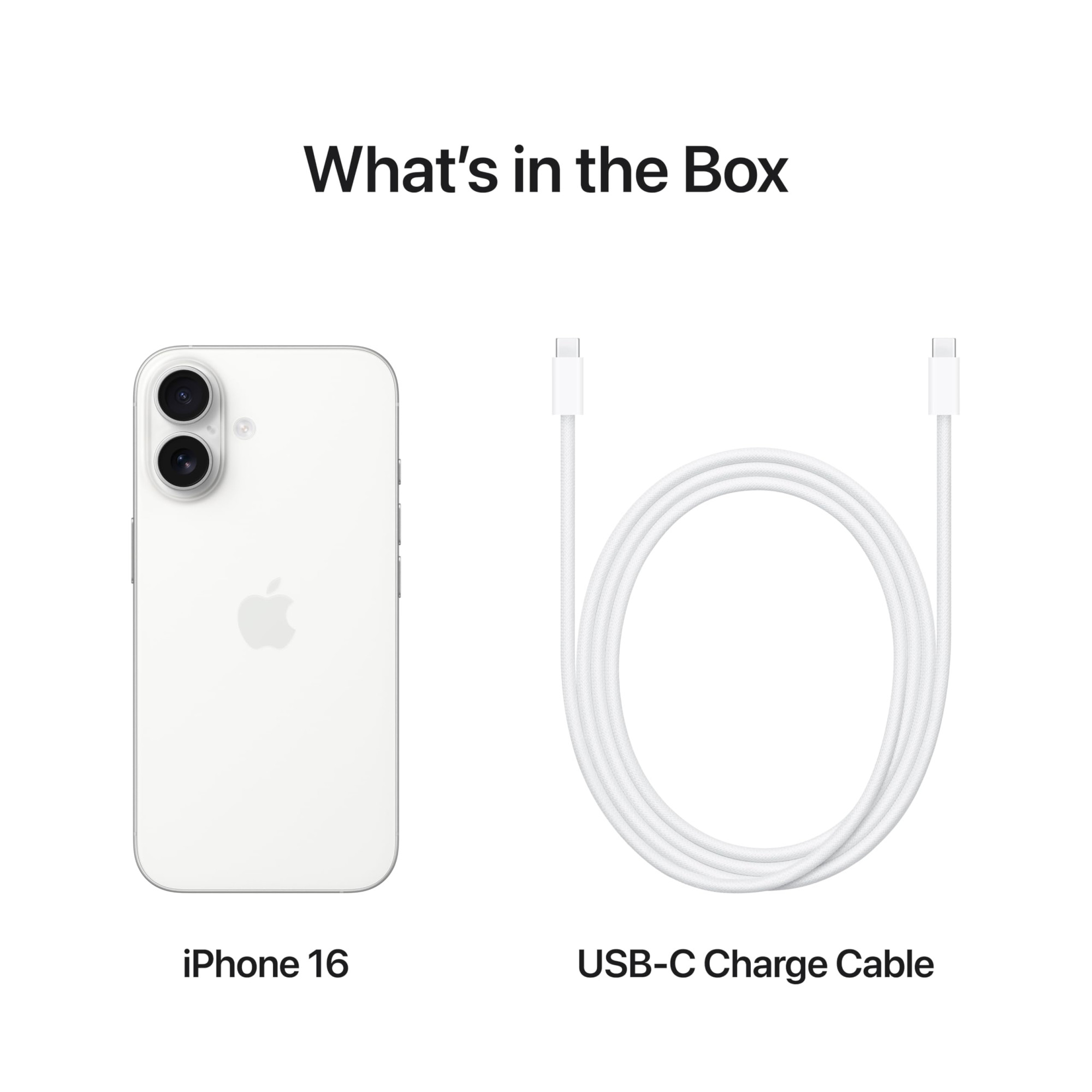 iPhone 16 512 GB 5G Mobile Phone with Camera Control A18 Chip and a Big Boost in Battery Life Works with AirPods White