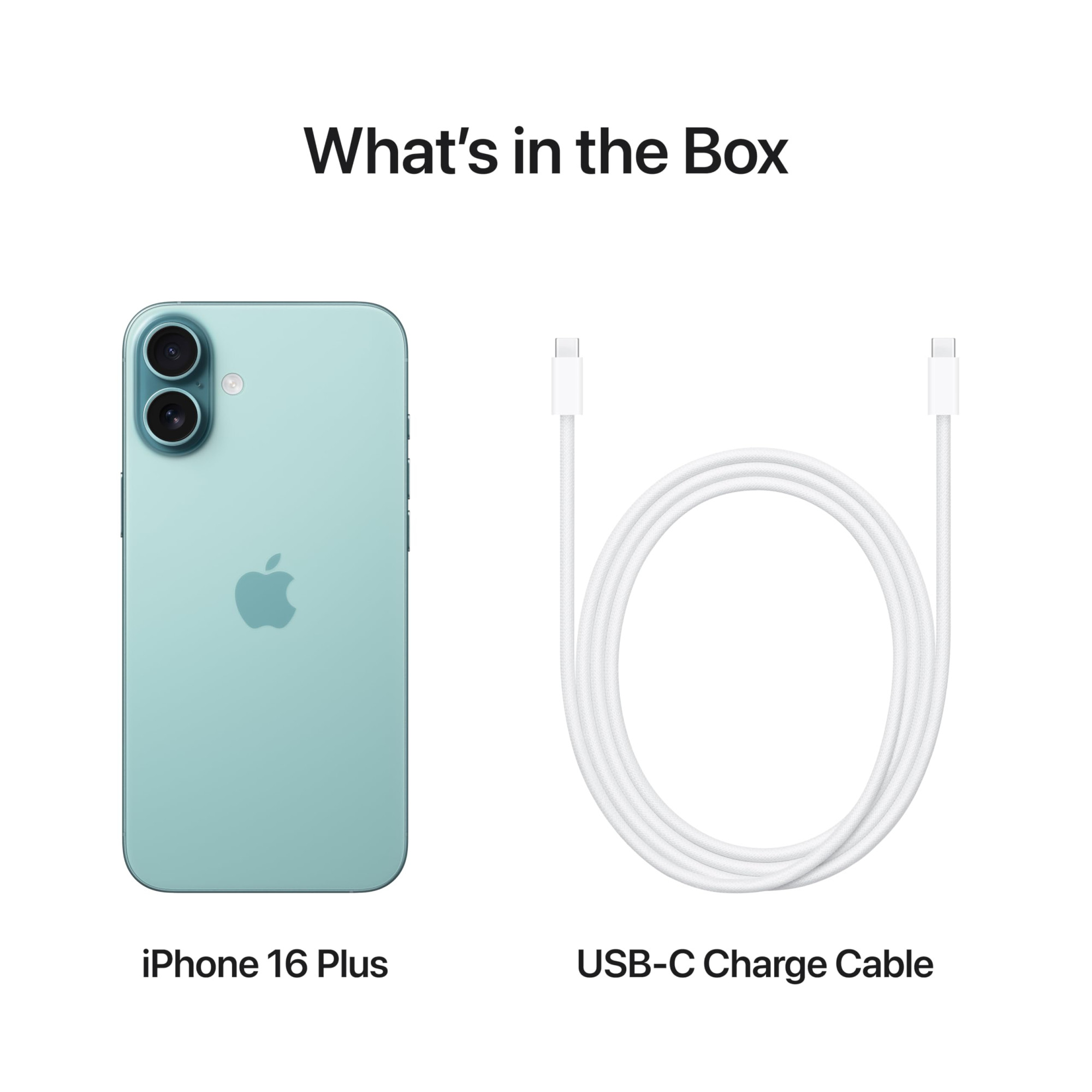iPhone 16 Plus 128 GB 5G Mobile Phone with Camera Control A18 Chip and a Big Boost in Battery Life Works with AirPods Teal