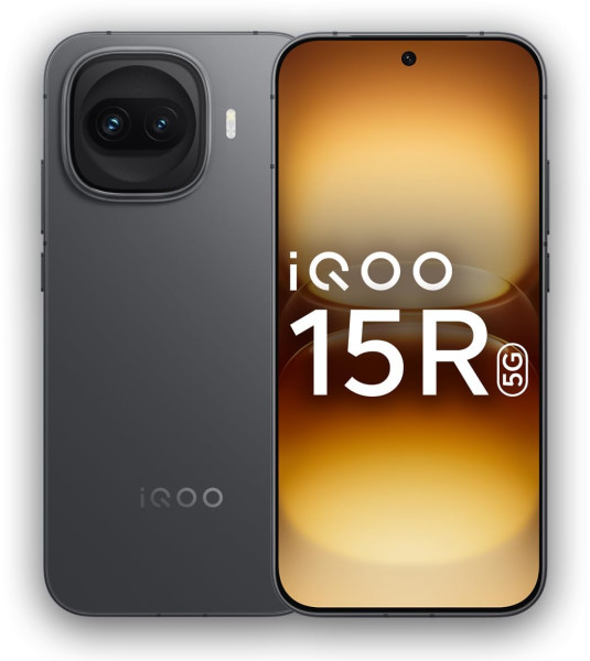 Image of iQOO 15R (Dark Knight, 8GB RAM, 256GB Storage) | Snapdragon® 8 Gen 5 Processor | India’s Slimmest Smartphone in 7600mAh Battery* | Segment's Most Stable 144FPS Gaming*