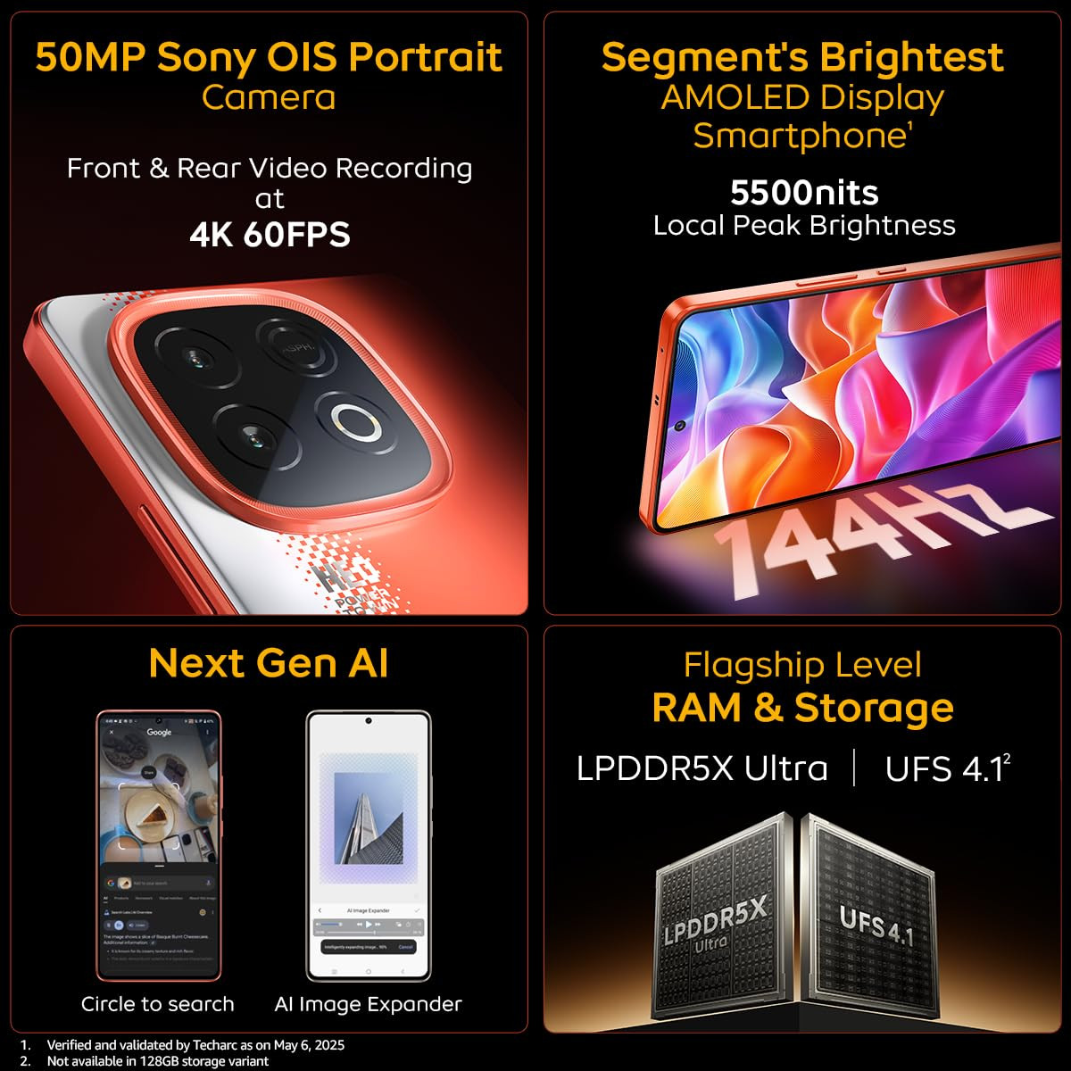 iQOO Neo 10 Inferno Red 8GB RAM 256GB Storage  Snapdragon 8s Gen 4 Processor  SuperComputing Chip Q1  7000 mAh Battery  Segments Highest 144 FPS Gaming Smartphone