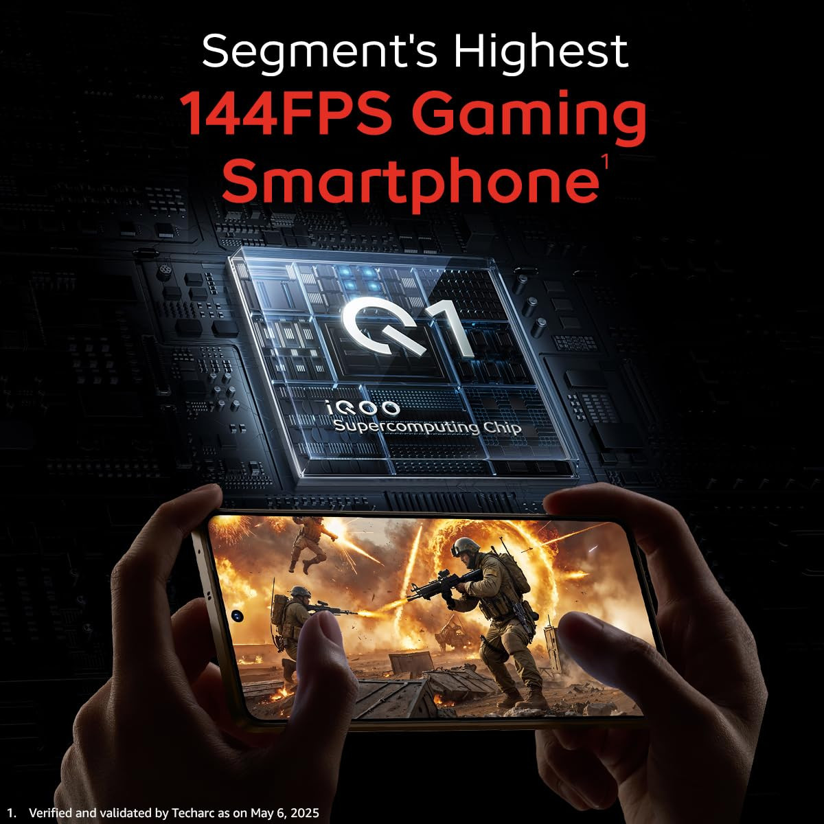 iQOO Neo 10 Titanium Chrome 12GB RAM 256GB Storage  Snapdragon 8s Gen 4 Processor  SuperComputing Chip Q1  7000 mAh Battery  Segments Highest 144 FPS Gaming Smartphone