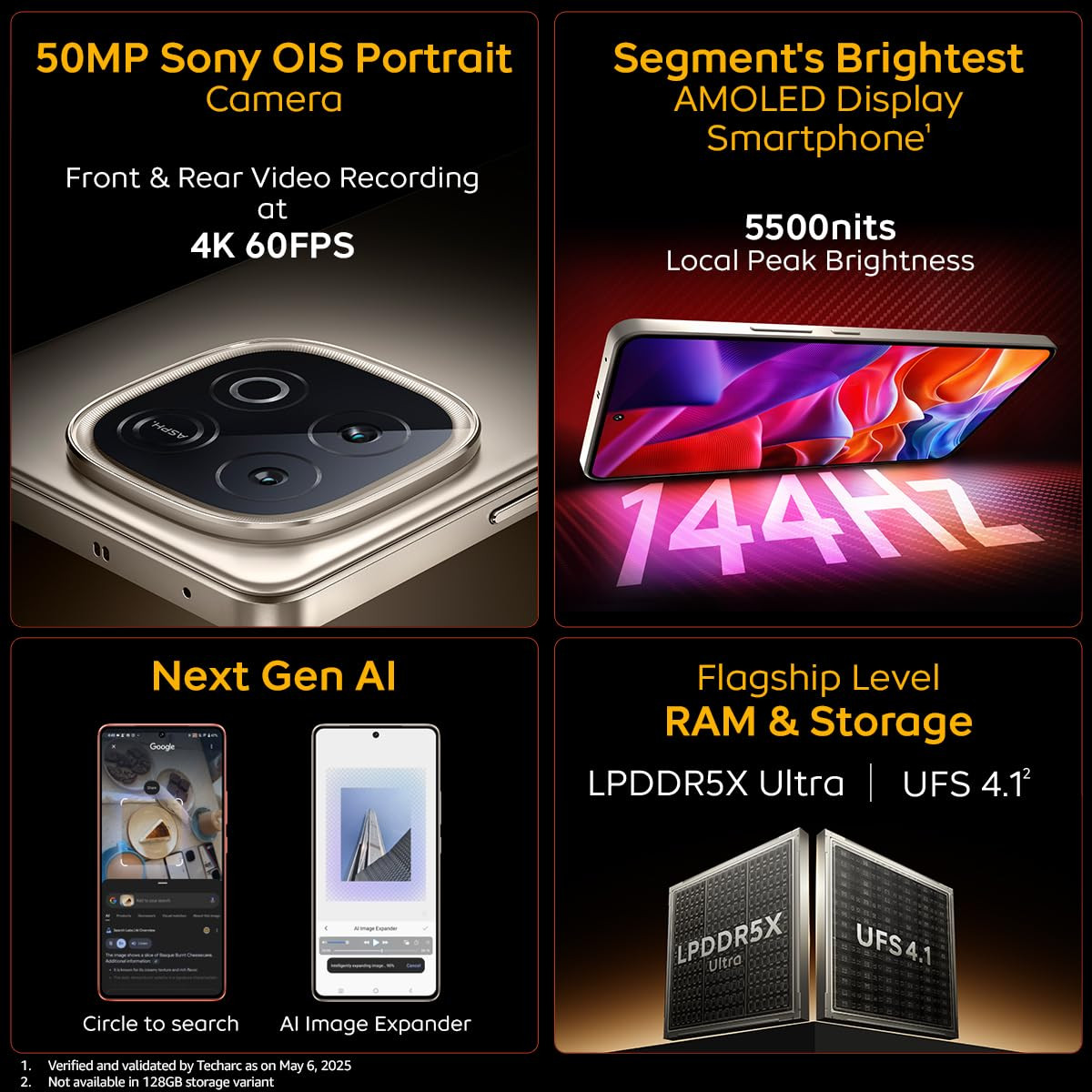 iQOO Neo 10 Titanium Chrome 12GB RAM 256GB Storage  Snapdragon 8s Gen 4 Processor  SuperComputing Chip Q1  7000 mAh Battery  Segments Highest 144 FPS Gaming Smartphone