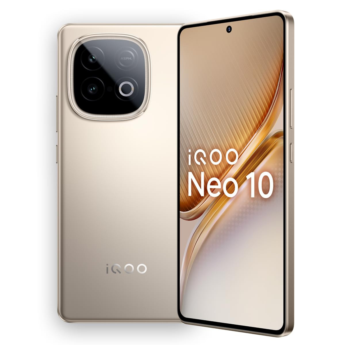 iQOO Neo 10 Titanium Chrome 8GB RAM 256GB Storage  Snapdragon 8s Gen 4 Processor  SuperComputing Chip Q1  7000 mAh Battery  Segments Highest 144 FPS Gaming Smartphone
