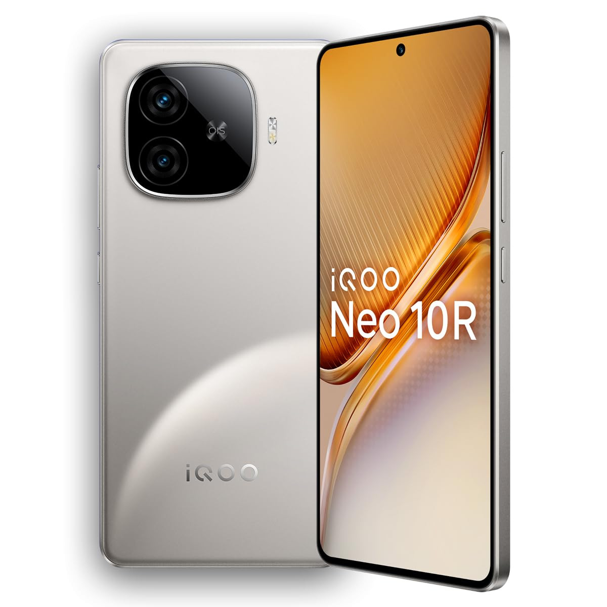 iQOO Neo 10R 5G Moonknight Titanium 8GB RAM 128GB Storage  Snapdragon 8s Gen 3 Processor  Indias Slimmest 6400mAh Battery Smartphone  Segments Most Stable 90FPS for 5 Hours