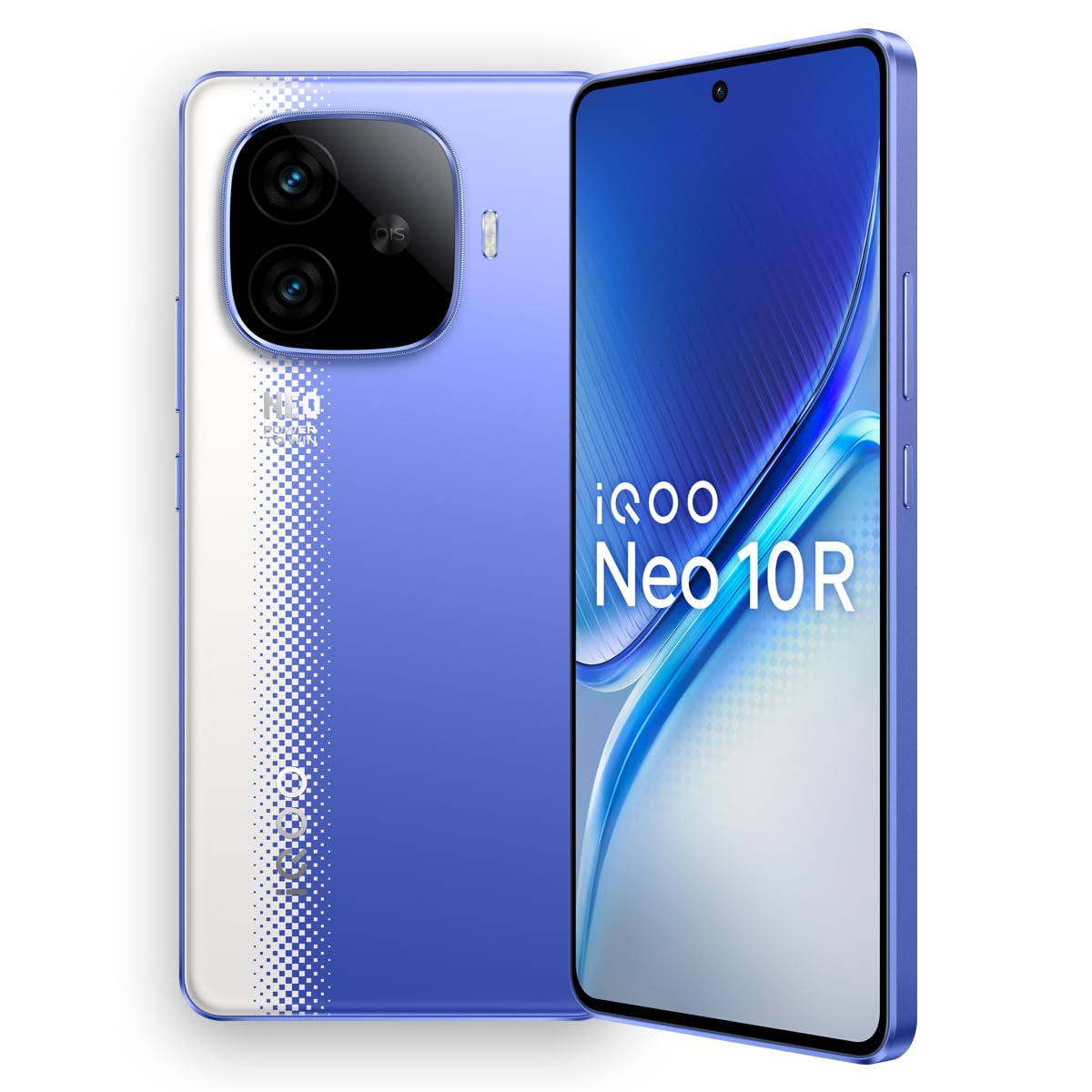 iQOO Neo 10R 5G Raging Blue 8GB RAM 256GB Storage  Snapdragon 8s Gen 3 Processor  Indias Slimmest 6400mAh Battery Smartphone  Segments Most Stable 90FPS for 5 Hours