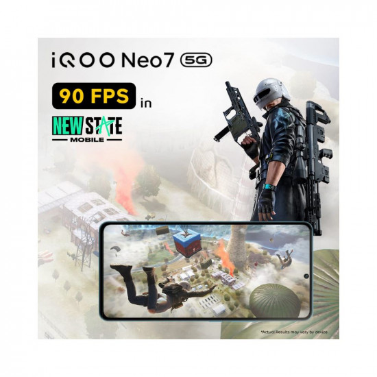 iQOO Neo 7 5G (Frost Blue, 8GB RAM, 128GB Storage)
