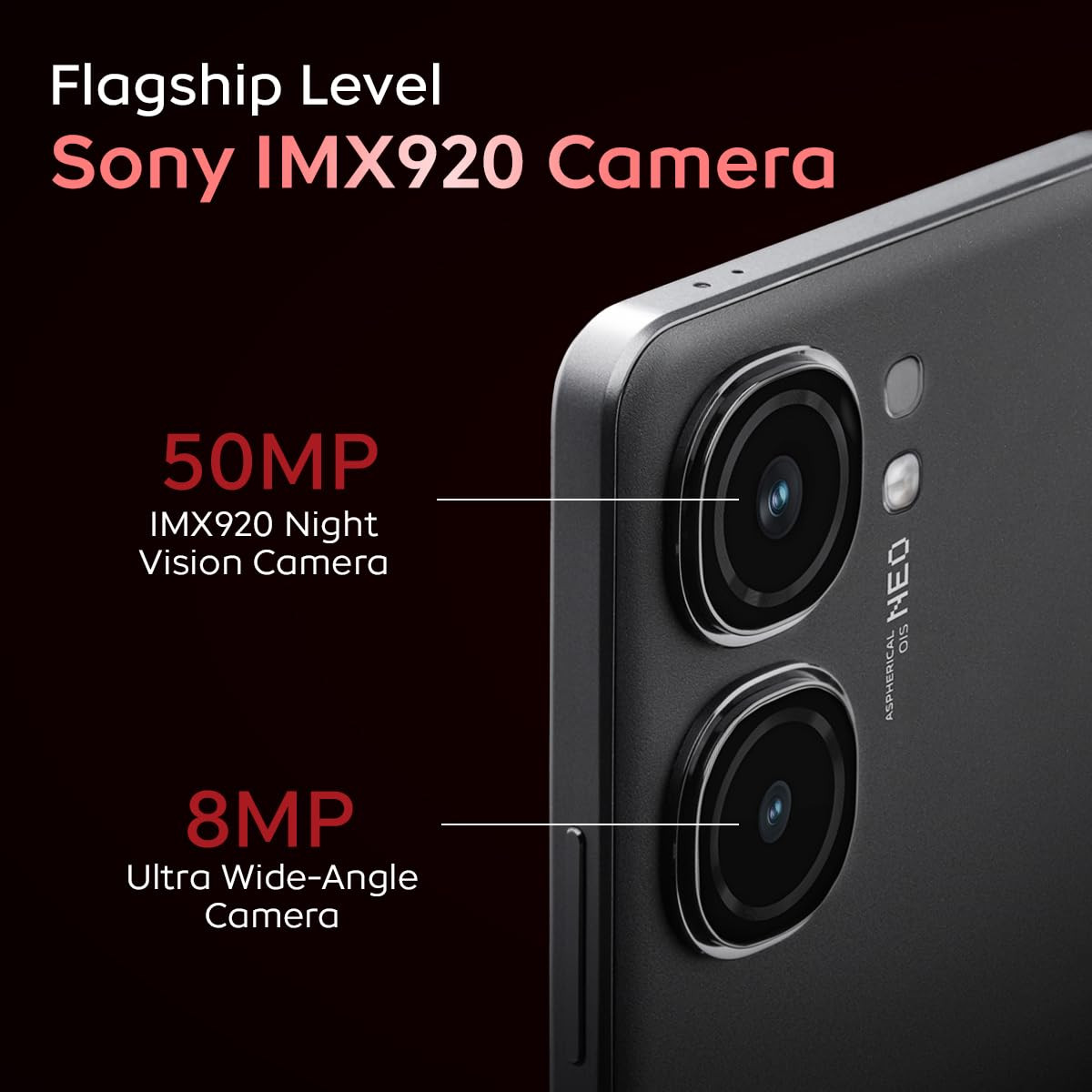 iQOO Neo9 Pro 5G Conqueror Black 8GB RAM 128GB Storage  Snapdragon 8 Gen 2 Processor  Supercomputing Chip Q1  Flagship Level Sony IMX920 Camera