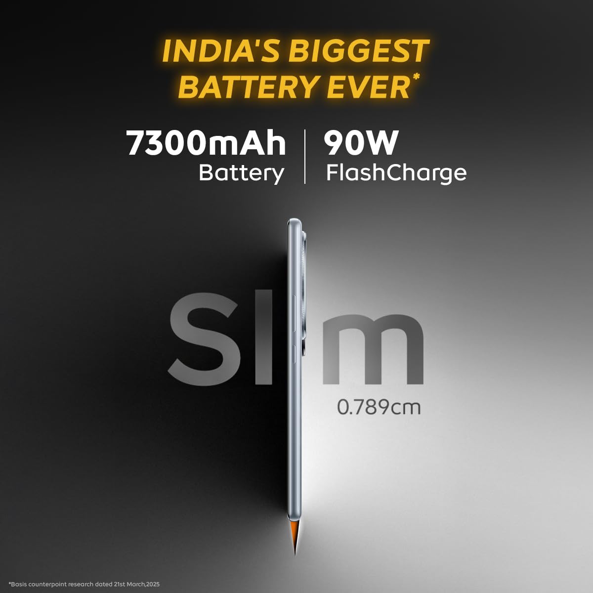 iQOO Z10 5G Silver 8GB RAM 128GB Stroage  Indias Biggest Ever 7300 mAh Battery  Snapdragon 7s Gen 3 Processor  Brightest Quad Curved AMOLED Display in The Segment