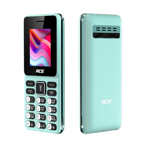 itel Ace 2 Heera - 18 inch Display Size 1000 mAh Battery Vibration Support Bluetooth Support Auto Call Recording and 32GB Expandable Memory  Pure Green