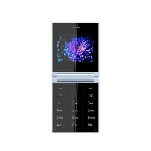 Itel Flip One  Leather Premium Design  Big 24 Display  Dual SIM  Type-C USB Port  BT Caller  KingVoice  Light Blue