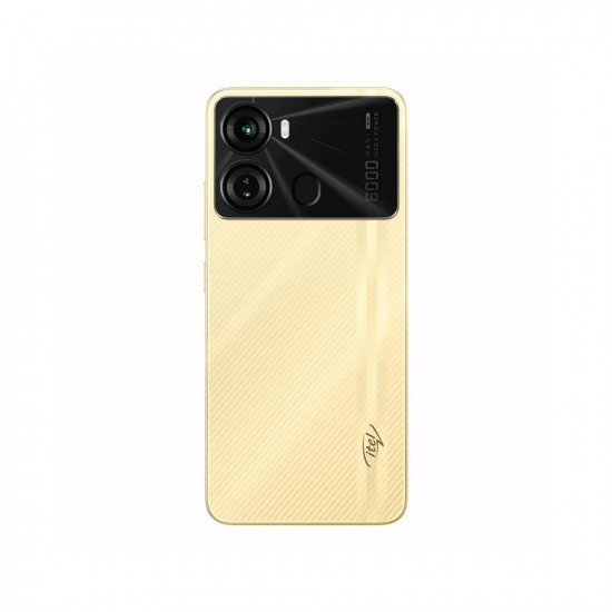 Itel P40 (6000mAh Battery with Fast Charging | 4GB RAM + 64GB ROM ( Luxurious Gold)