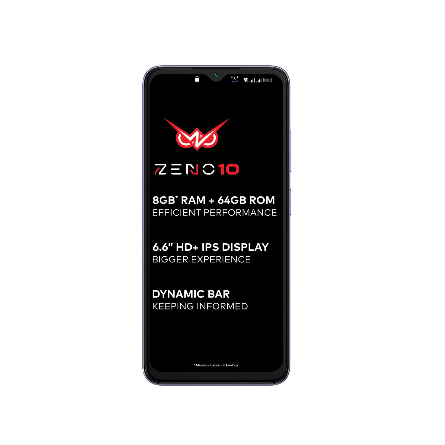 itel ZENO 1066 HD Display with Dynamic Bar 3GB RAM 64GB ROM Upto 8GB RAM with Memory FusionOctacore Processor8MP AI Dual Rear Cam5000 mAh Battery Opal Purple