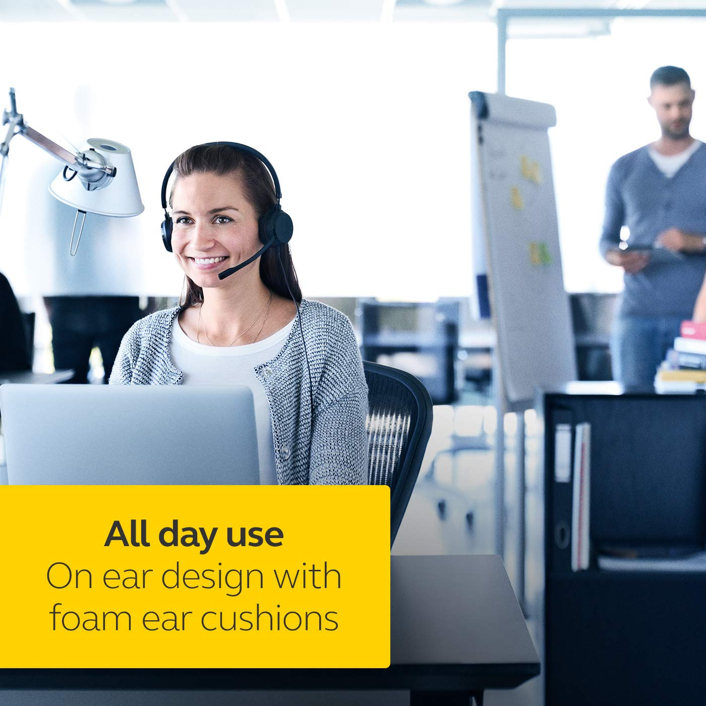 Jabra Evolve 20 Ms Stereo in Ear Wired Black Pack of 1