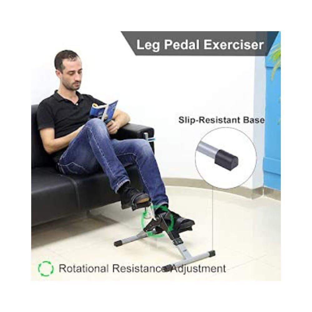 Jayi Jay Gym Mini Exercise Portable Folding Cycle Fitness Peddler Cycle Desk Bike